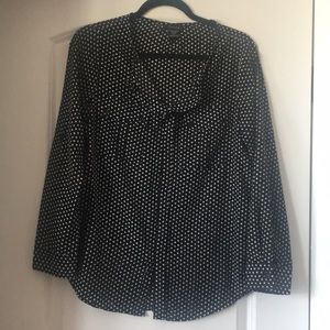 FUN polka dot blouse!